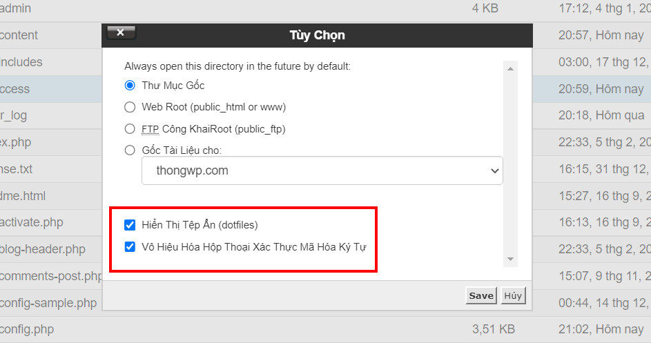 Bảo mật Website WordPress hiệu quả bằng các phương pháp tốt nhất 70 Hiện file htaccess