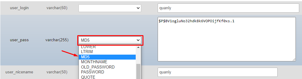 Hướng dẫn lấy lại mật khẩu cho website WordPress