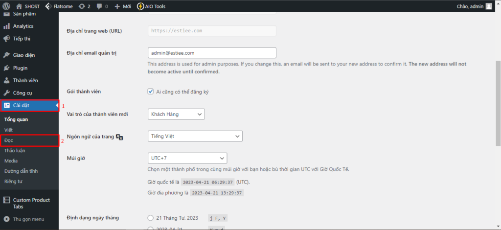 Hướng dẫn tạo Trang với thiết kế có sẵn bằng Flatsome Studio