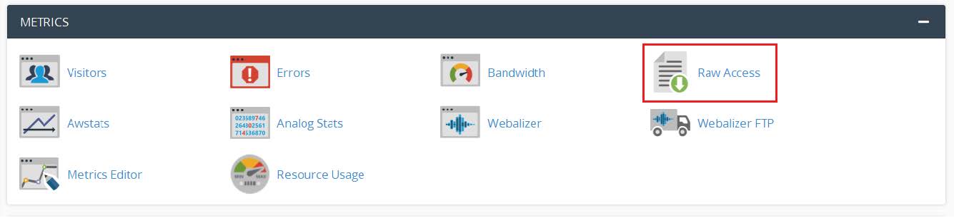 raw-acceslog-cpanel