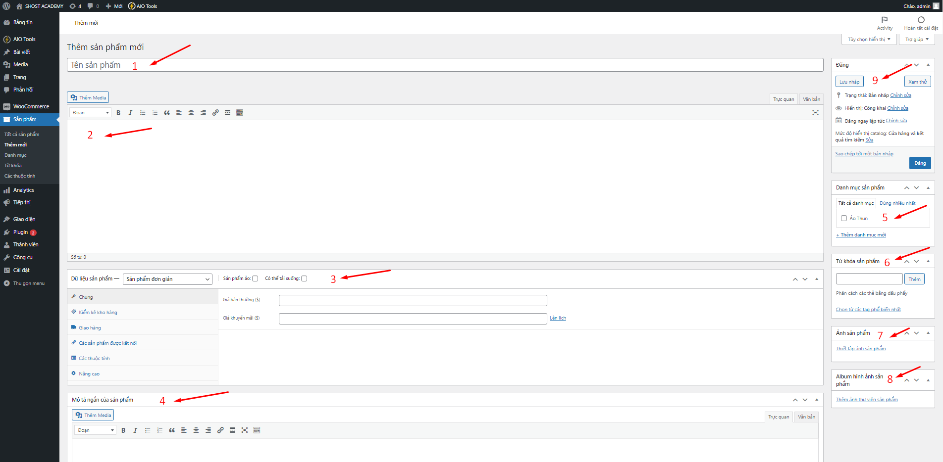 Woocommerce - Hướng dẫn quản lý sản phẩm 