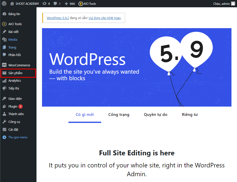Woocommerce - Hướng dẫn quản lý sản phẩm
