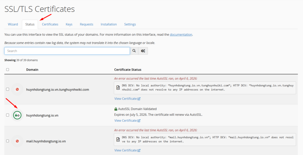 Bước 6: Kiểm tra trạng thái hoàn tất 