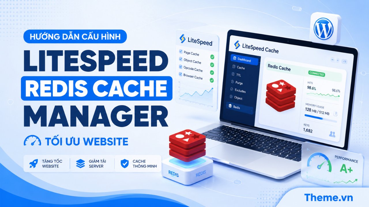 Register Cacheio Speed Hướng dẫn cấu hình LiteSpeed Redis Cache Manager tối ưu website - Theme.vn