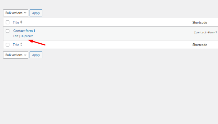 Chỉnh sửa biểu mẫu liên hệ trong plugin Contact Form 7 trên WordPress