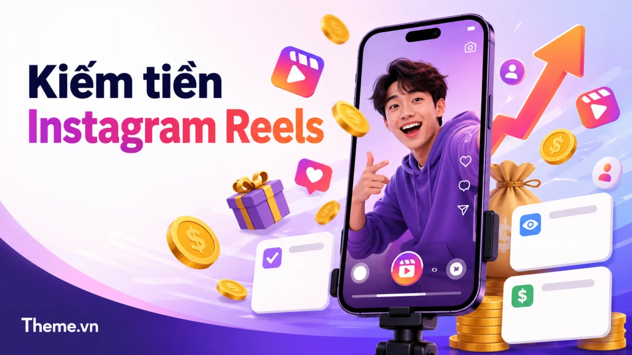 Kiếm tiền Instagram Reels: Yêu cầu, bonus và chiến lược viral